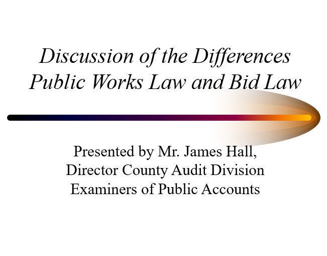 Engineers & Administrators | James Hall, Examiners